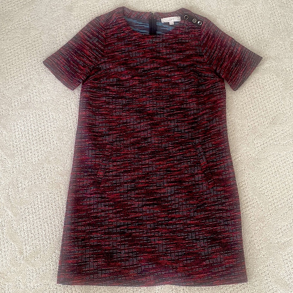 Tweed “work dress” from Loft.